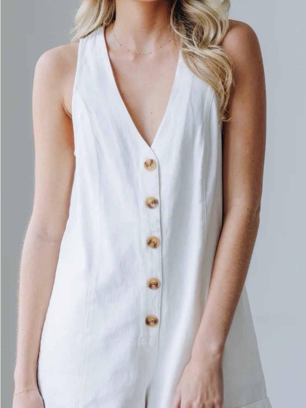Show Me Your MuMu white romper